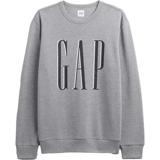 GAP V-LW DB FLEECE Pánská mikina, šedá, velikost