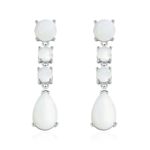 Agato Nádherné visací náušnice s perletí AGT-E119P