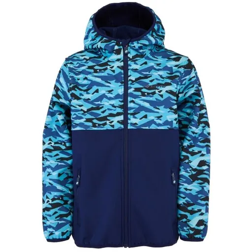 Lotto EBBER Chlapecká softshellová bunda, tmavě modrá, velikost 116-122