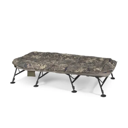 Nash Rybářské lehátko se spacákem Indulgence HD40 8 Leg Sleep System Camo Emperor,Nash Rybářské lehátko se spacákem Indulgence HD40 8 Leg Sleep System