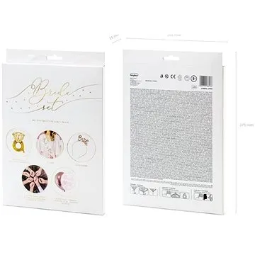 Sada svatebních doplňků bride to be - budoucí něvěsta - rozlučka se svobodou - 23 ks (5900779188198)