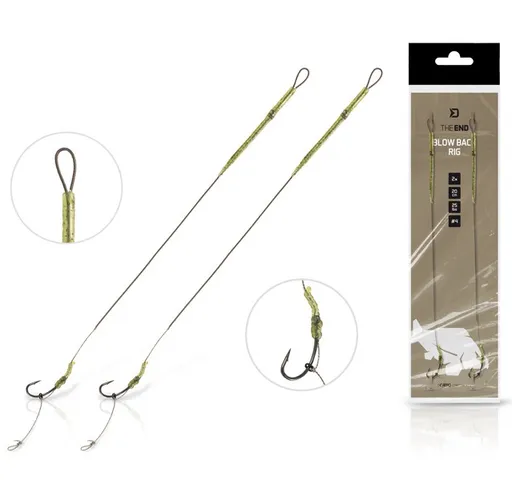 Delphin návazec theend blow back rig 20 cm 25 lb 2 ks - 4