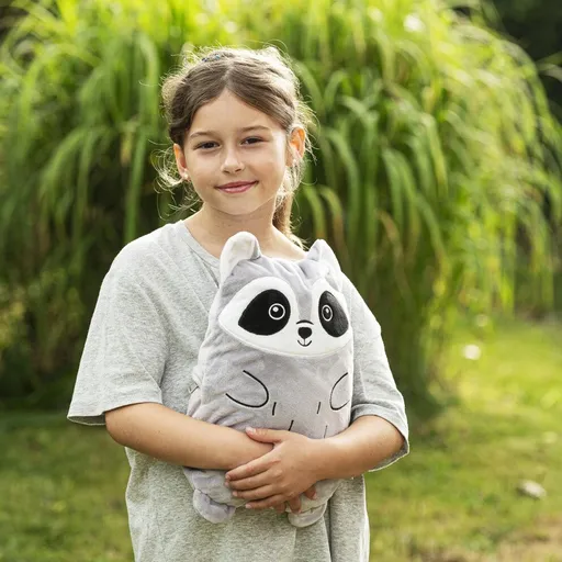 Plyšový polštářek 2v1, Mýval