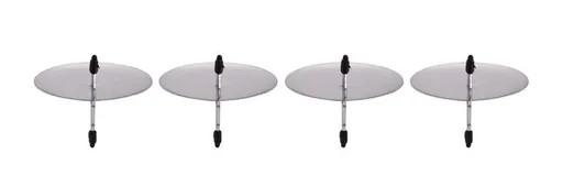 Držák svíčky do adventních věnců TORO 4ks stříbrný