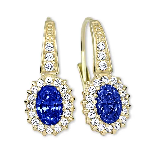 Soliter Luxusní náušnice ze žlutého zlata 239 001 00851