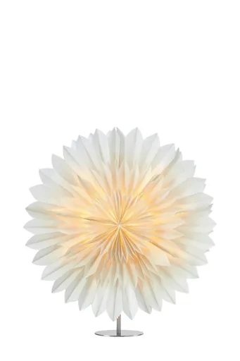 Markslöjd Solina bílá hvězda na stůl 60 cm