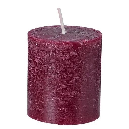 RUSTIC Svíčka 8 cm - vínová