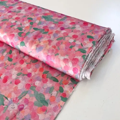 Viskóza SATIN Abstract digital print