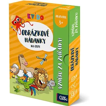 Kvído - Obrázkové hádanky - Vzhůru za zvířátky (8590228049636)