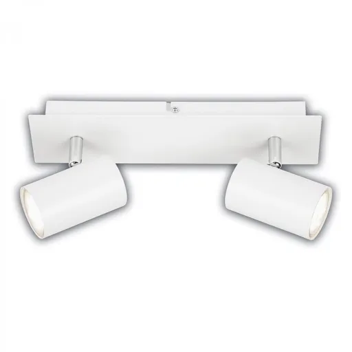 BRILONER Isil A LED stropní bodové svítidlo, třída A, 2-ramenné, 50.000h, nastavitelné, bílé 2840026