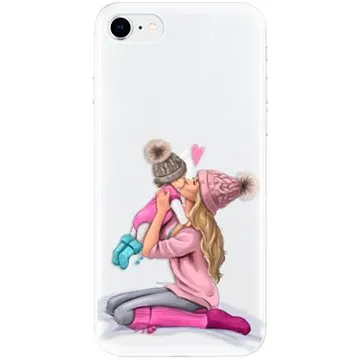 iSaprio Kissing Mom - Blond and Girl pro iPhone SE 2020 (kmblogirl-TPU2_iSE2020)