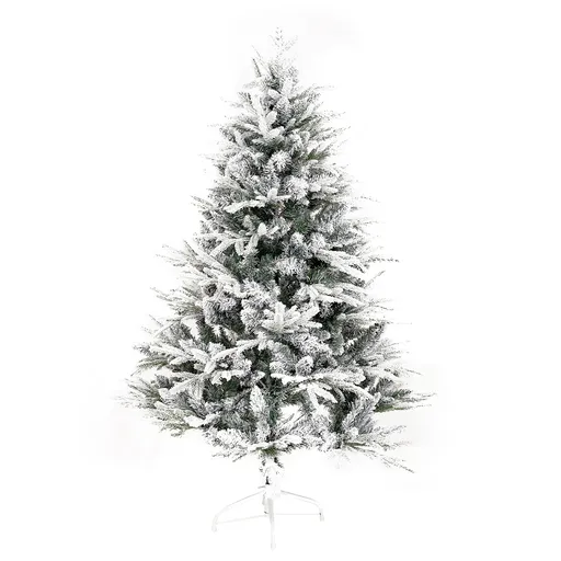 Vánoční zasněžený stromek se stojánkem Cardiff, 120 cm, 120 cm