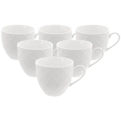 Orion Porcelánový hrnek WHITELINE 0,25 l, 6 ks