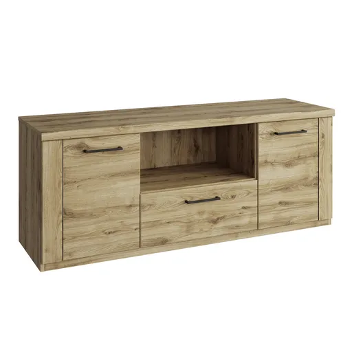 Televizní stolek DORSI 2D1S/135, dub Navarra