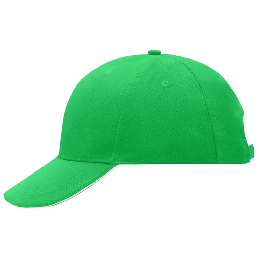 Myrtle Beach (Daiber) Reklamní kšiltovka 6 panelová sandwich MB024 - Kapradinová / bílá | uni