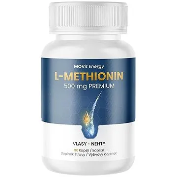 MOVit Methionin PREMIUM 500 mg, 90 veganských kapslí (4705969)