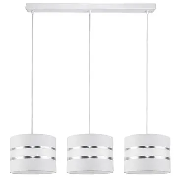 Lustr na lanku CORAL 3xE27/60W/230V bílá (98918)