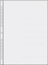 Obal A4 "U" čirý eurozávěs PP krupička 35mic 100ks