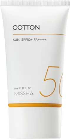 Missha Opalovací krém SPF 50+ All Around Safe Block Cotton (Sun Cream) 50 ml