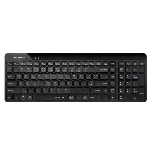 A4tech FStyler FBK23 AS, bezdrátová Dual mode Bluetooth+2, 4G klávesnice, CZ, černá