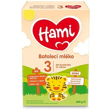 Hami 12+  Batolecí mléko 600 g (5900852930980)