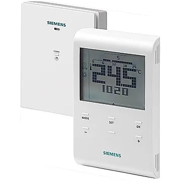 Siemens RDE100.1RFS Programovatelný digitální prostorový termostat, bezdrátový (RDE100.1RFS)