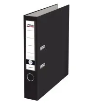 Pořadač A4 5cm pákový PP Imperator Rado černý prstokroužek