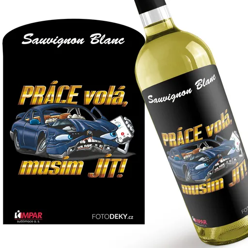 Víno Práce volá - automechanik (Druh Vína: Bílé víno)