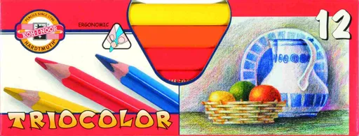 Pastelky Koh-i-noor Triocolor sada 12ks