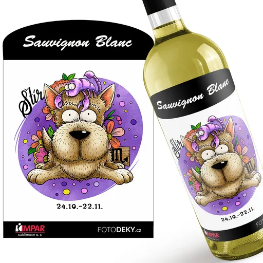 Víno Psí znamení – štír (Druh Vína: Bílé víno)