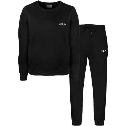 Fila BRUSHED COTTON FLEECE CREW Tepláková souprava, černá, velikost