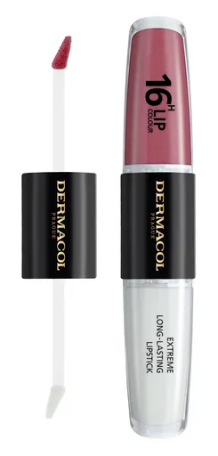 Dermacol Dlouhotrvající dvoufázová barva na rty a lesk 16H Lip Colour (Extreme Long-Lasting Lipstick) 4 + 4 ml 13