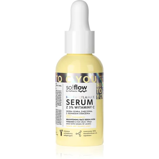 so!flow Brightening Face Serum With Vitamin C rozjasňující sérum s vitaminem C 30 ml
