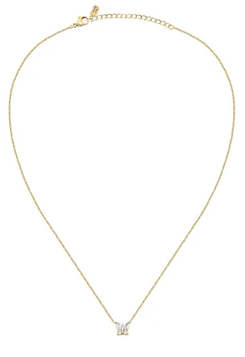 La Petite Story Půvabný pozlacený náhrdelník Motýlek Friendship LPS10ARR111