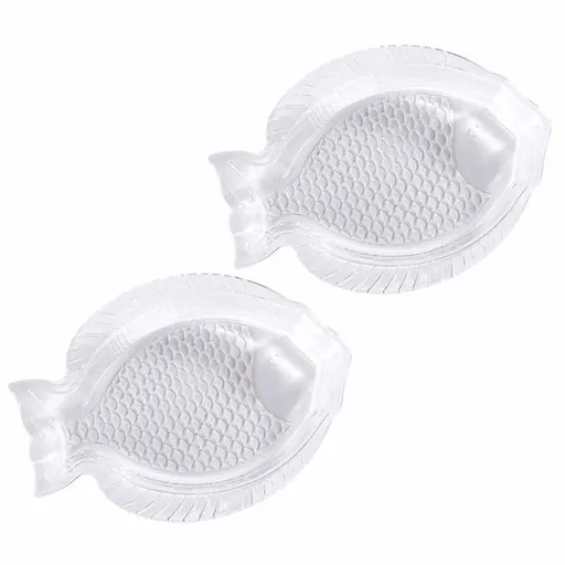 Sada skleněných talířů RYBA 24 x 17 cm 2 ks