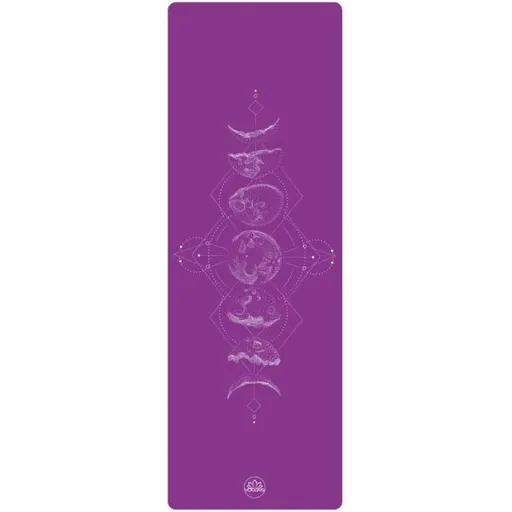 YOGGYS LARGE TOWEL YOGA MOON PHASE Ručník na jógu, fialová, velikost