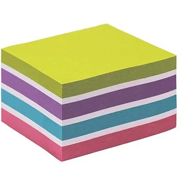 KORES CUBO Pastel Recyklovaný 75 x 75 mm, 450 lístků, mix barev (47463)