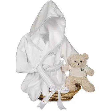 BEBEDEPARIS Dárková výbavička župánek Spa - šedá (BBB0059GREY)