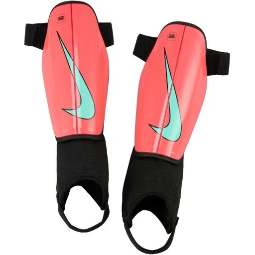 Nike CHARGE Dětské fotbalové chrániče, lososová, velikost