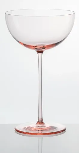 Sklenice na šumivé víno "Bubbles", růžová - Lukáš Houdek