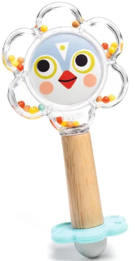 Chrastítko se zrcátkem Baby flower