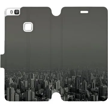 Flipové pouzdro na mobil Huawei P9 Lite - V063P Město v šedém hávu (5903226119165)